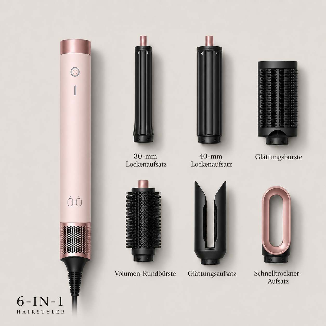 Glow2day 6in1 Multi Hairstyler